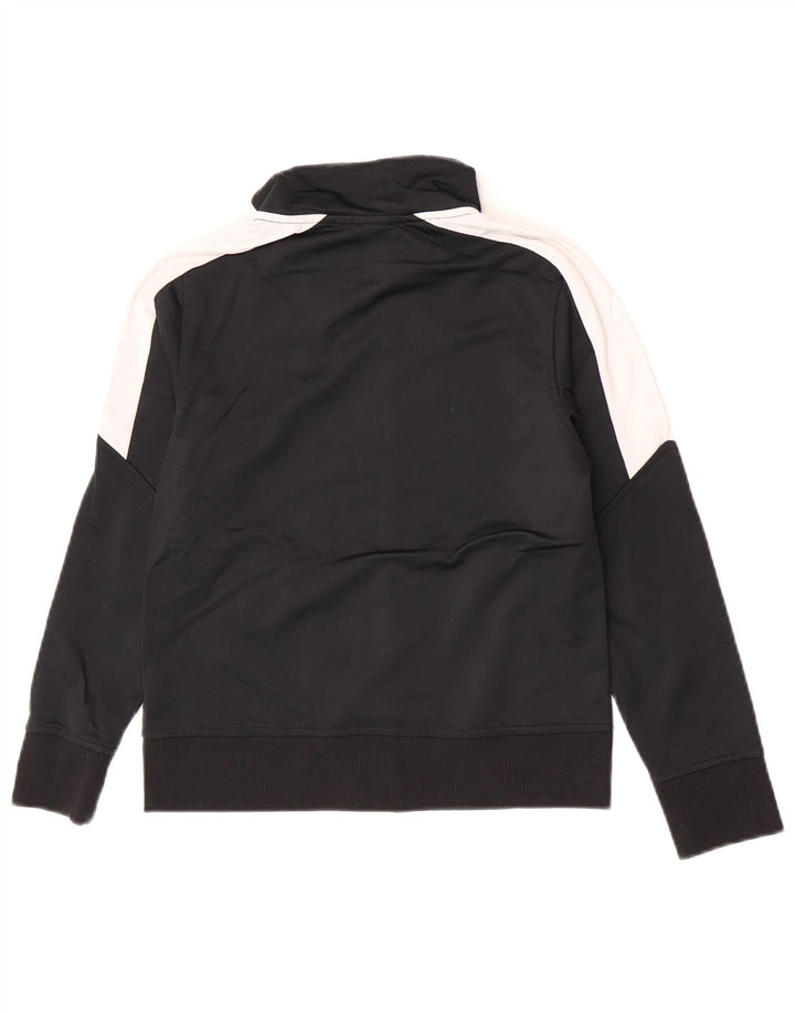 Jachetă de trening Puma pentru băieți, 7-8 ani, poliester color bloc negru mic