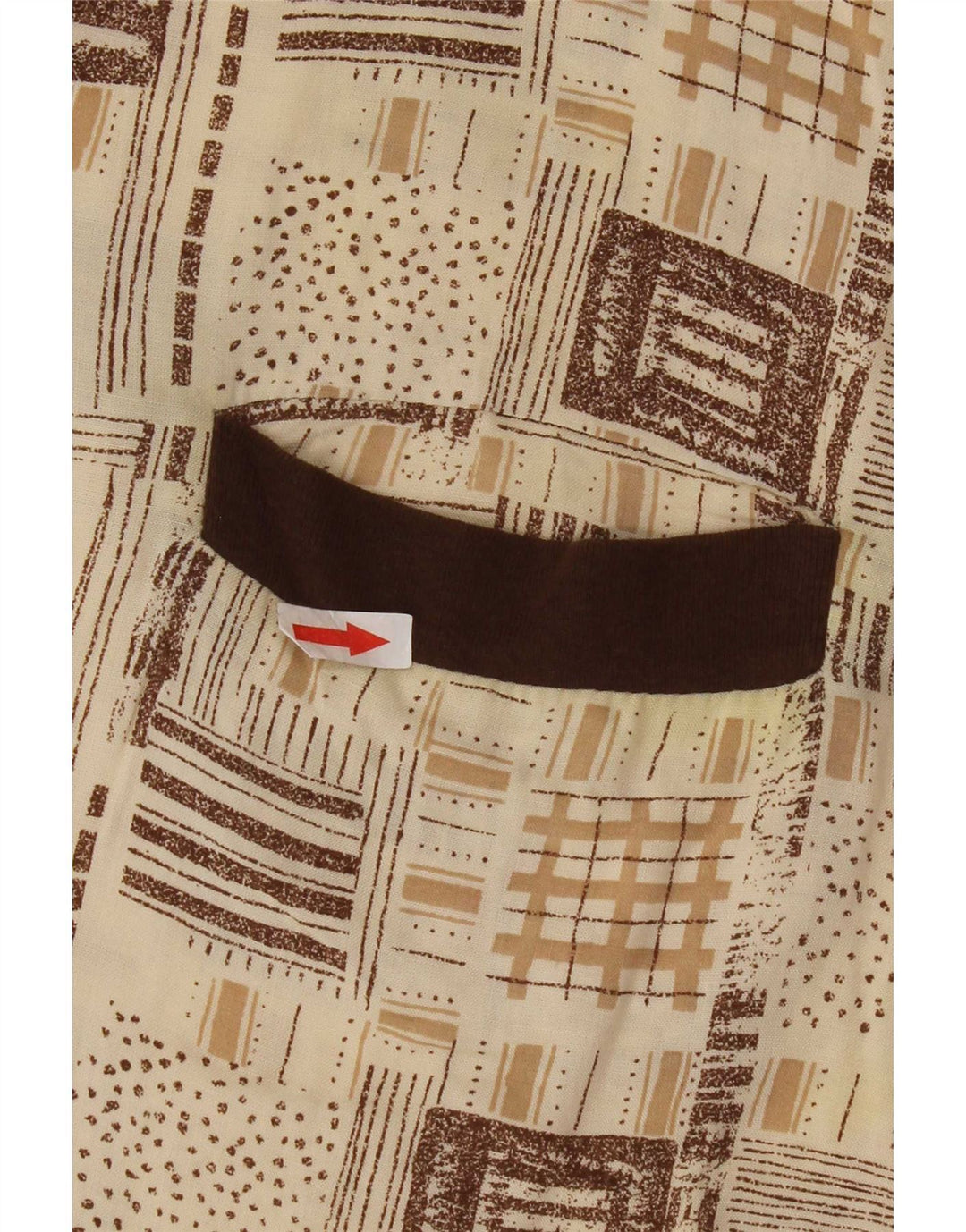 Tricou polo vintage pentru bărbați XL Bej Viscoză