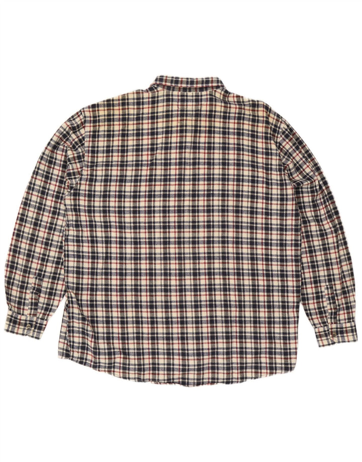 Cămașă de flanel pentru bărbați European Project 2XL, bumbac cu carouri multicolore
