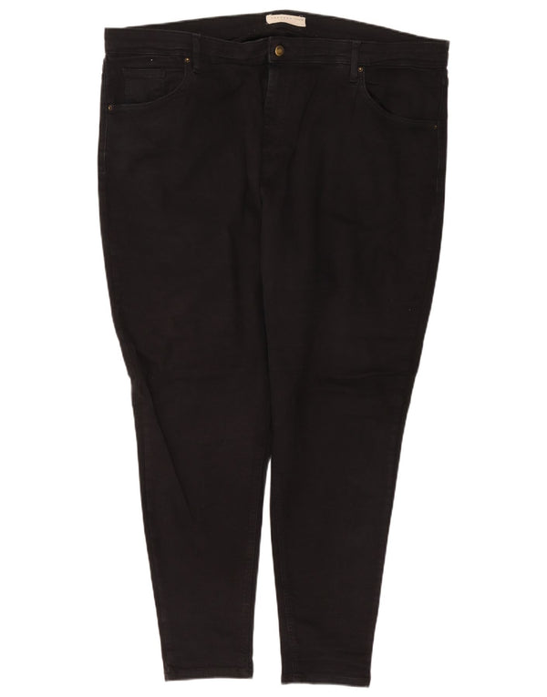 Topshop Blugi Jamie Slim pentru femei UK 26 3XL W44 L28 Bumbac negru