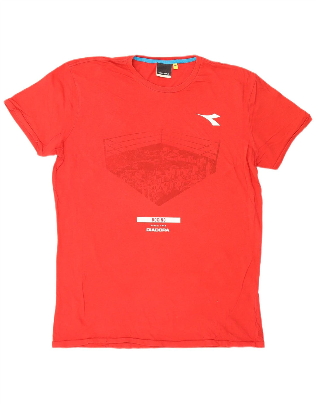 Tricou grafic pentru bărbați Diadora Top 2XL Roșu