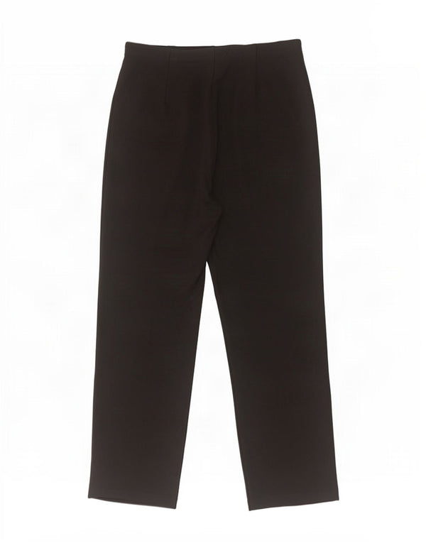 Pantaloni casual drepti pentru femei Marks & Spencer UK 14 Medium W30 L28 Negru