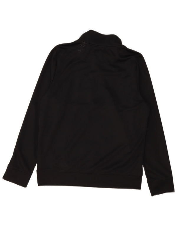 Pulover Nike pentru băieți standard cu fermoar și gât 13-14 ani XL negru