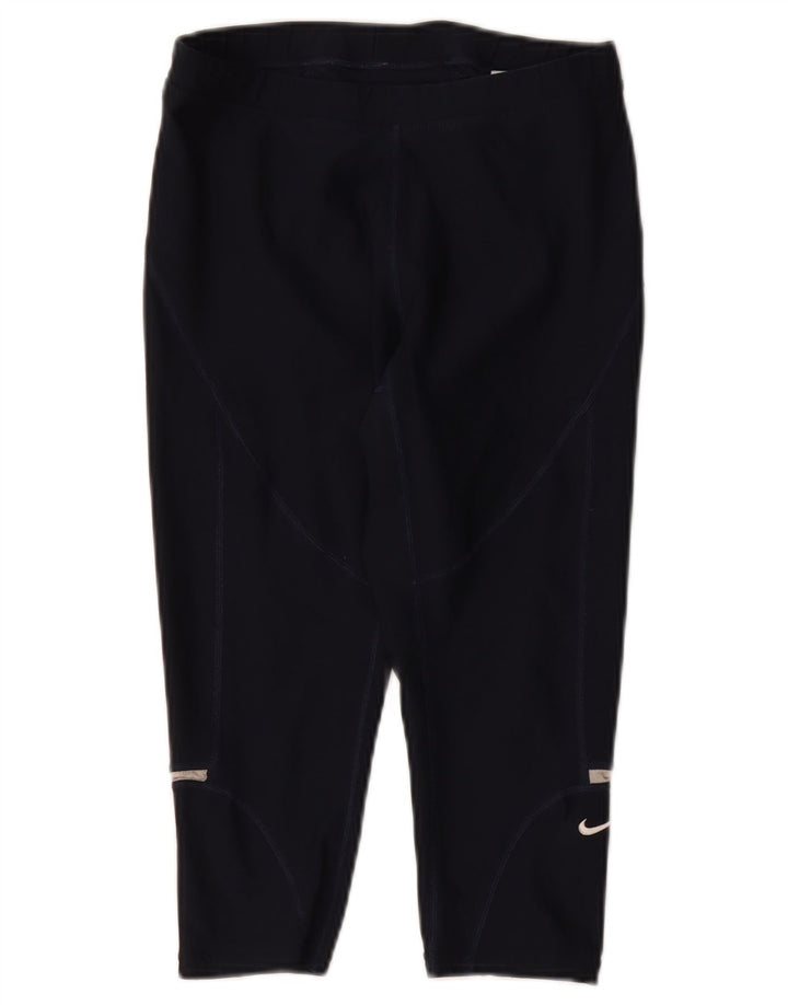 Leggings Capri Nike pentru femei US 0/2 XS bleumarin poliester