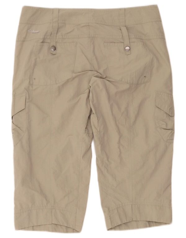 Pantaloni scurți cargo Columbia Titanium pentru femei US 4 Small W32 Nylon bej