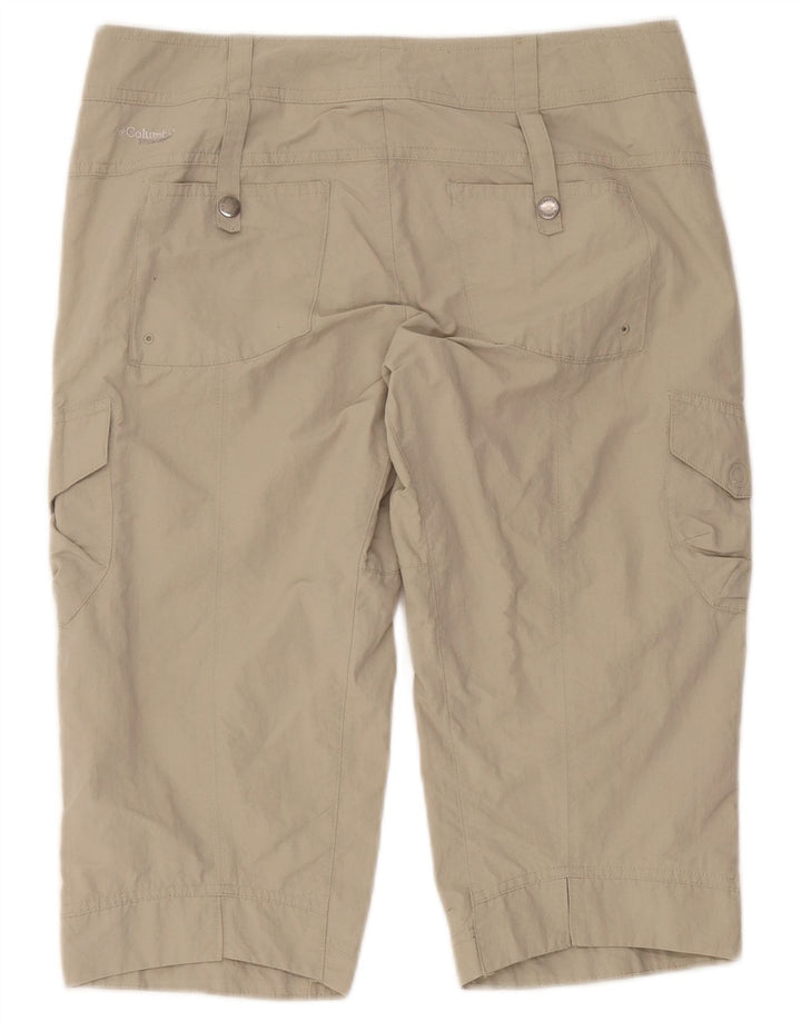 Pantaloni scurți cargo Columbia Titanium pentru femei US 4 Small W32 Nylon bej