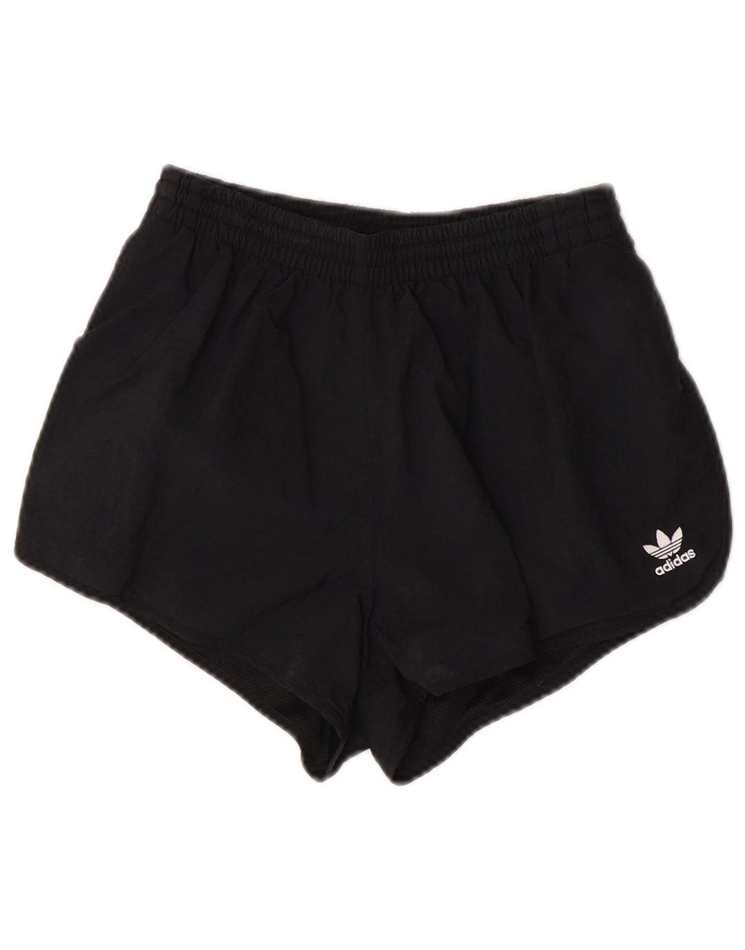 Pantaloni scurți sport Adidas pentru femei UK 8 Small Negru Poliester