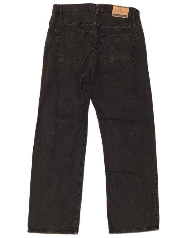 Blugi drepți pentru bărbați Marks & Spencer Blue Harbour W32 L29 bumbac negru