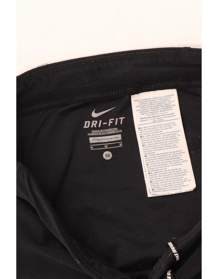 Leggings Nike Dri Fit pentru femei UK 14 Poliester mediu negru