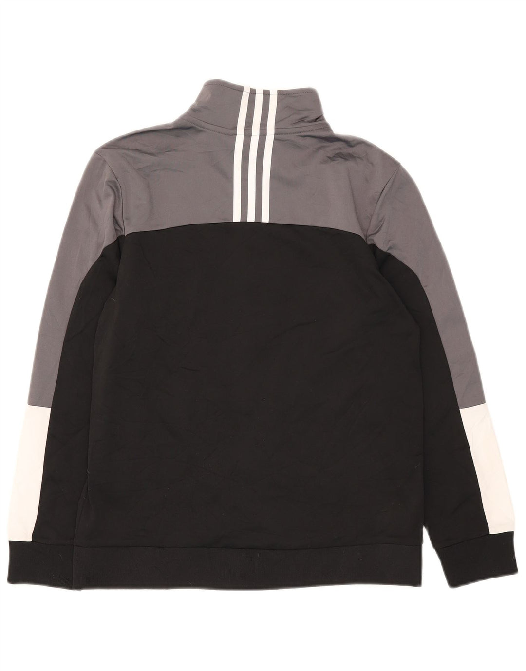 Jachetă de trening pentru băieți Adidas 12-13 ani, mare, negru, colorblock