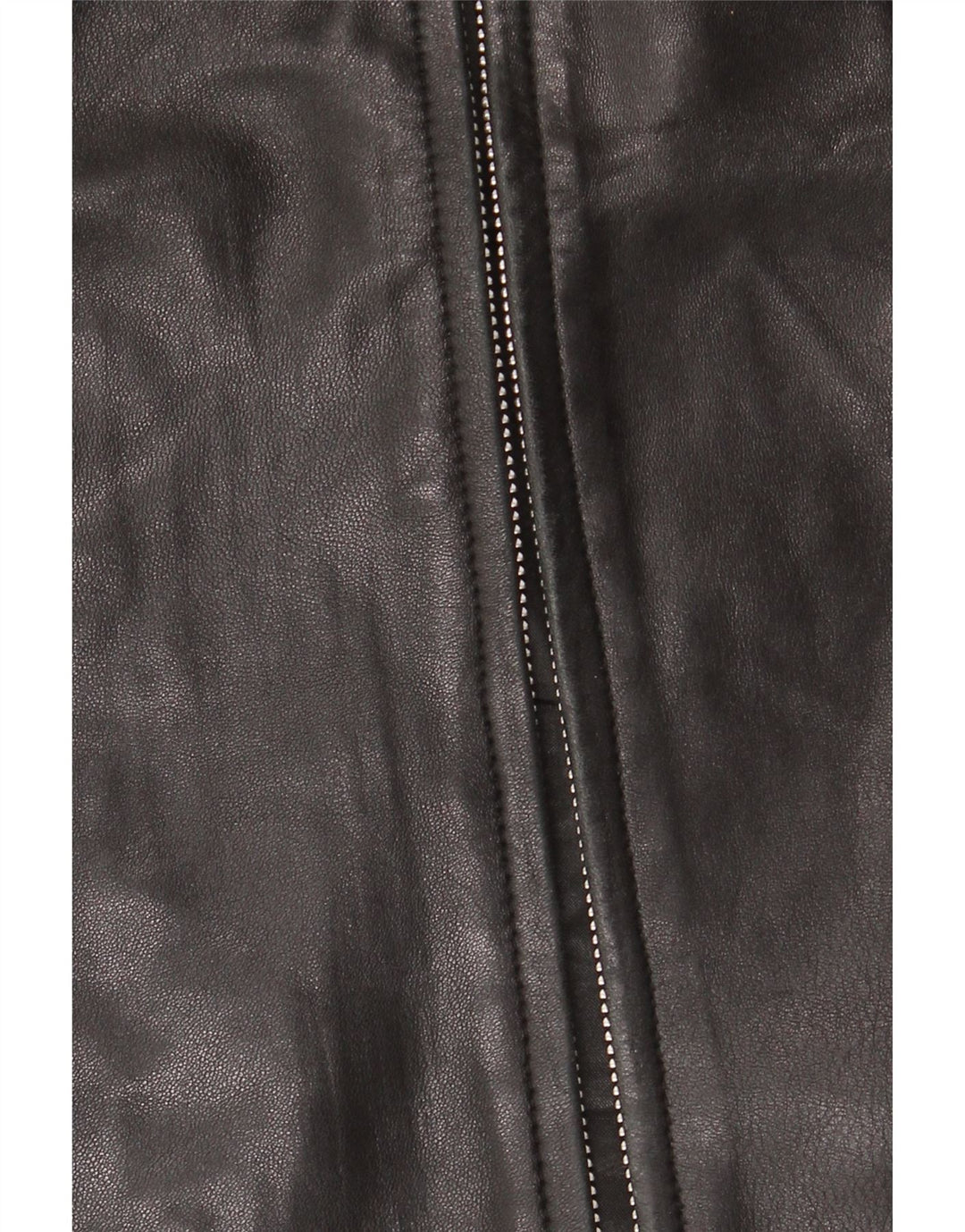 Jachetă de piele pentru femei JAEGER UK 12 Medium din piele neagră