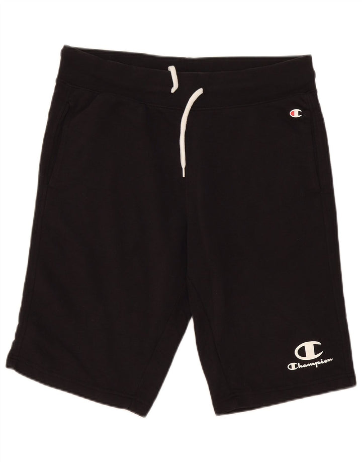 Pantaloni scurți sport Champion pentru bărbați, mari, negru, bumbac