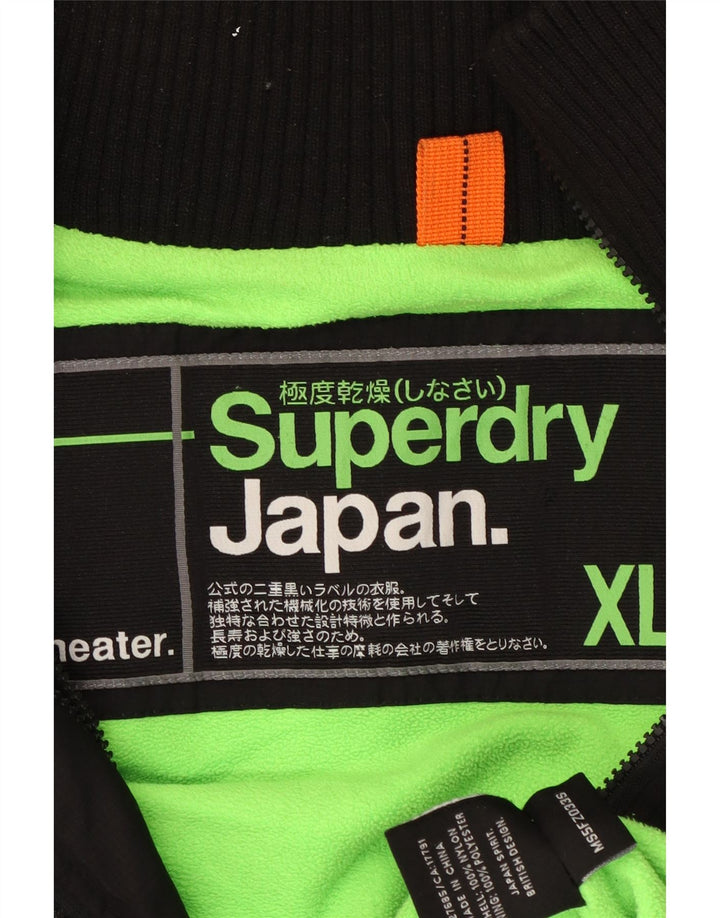 Jachetă de vânt pentru bărbați Superdry UK 42 XL Nylon negru