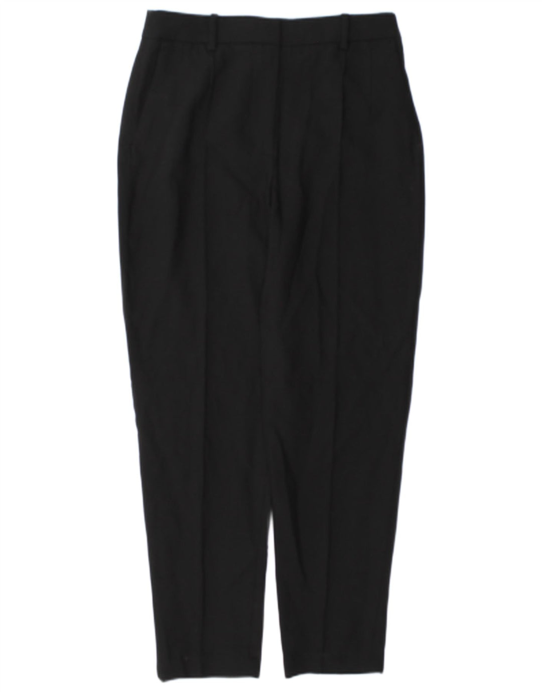 Pantaloni chino conici pentru femei Zara Mediu L28 L27 Poliester negru