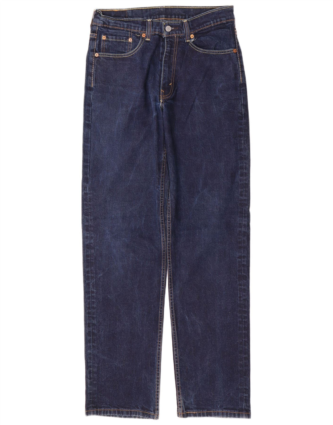 Blugi drepti pentru bărbați Levi's 550 W32 L34 Bumbac bleumarin