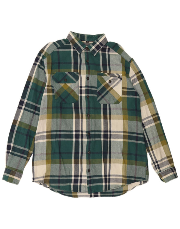 Cămașă pentru bărbați Jim Spencer Mărimea 43/44 XL Bumbac carouri verde