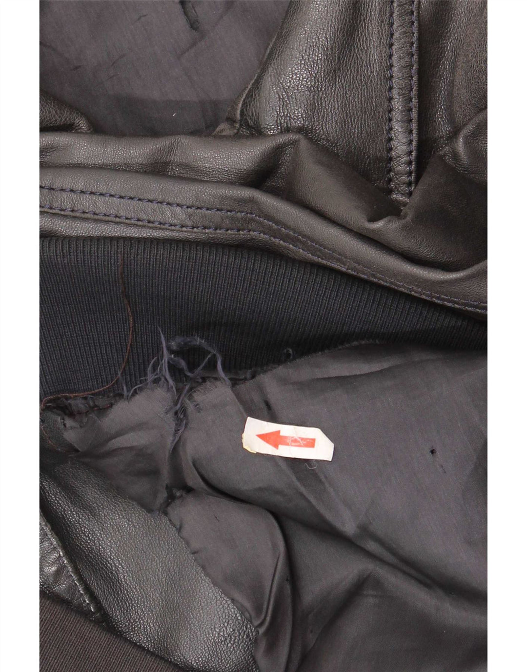 Geaca de piele vintage pentru barbati IT 50 Medium Black