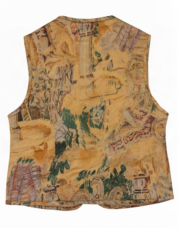 Gerry Weber Gilet pentru femei cu model abstract IT 44 Medium Yellow Paisley