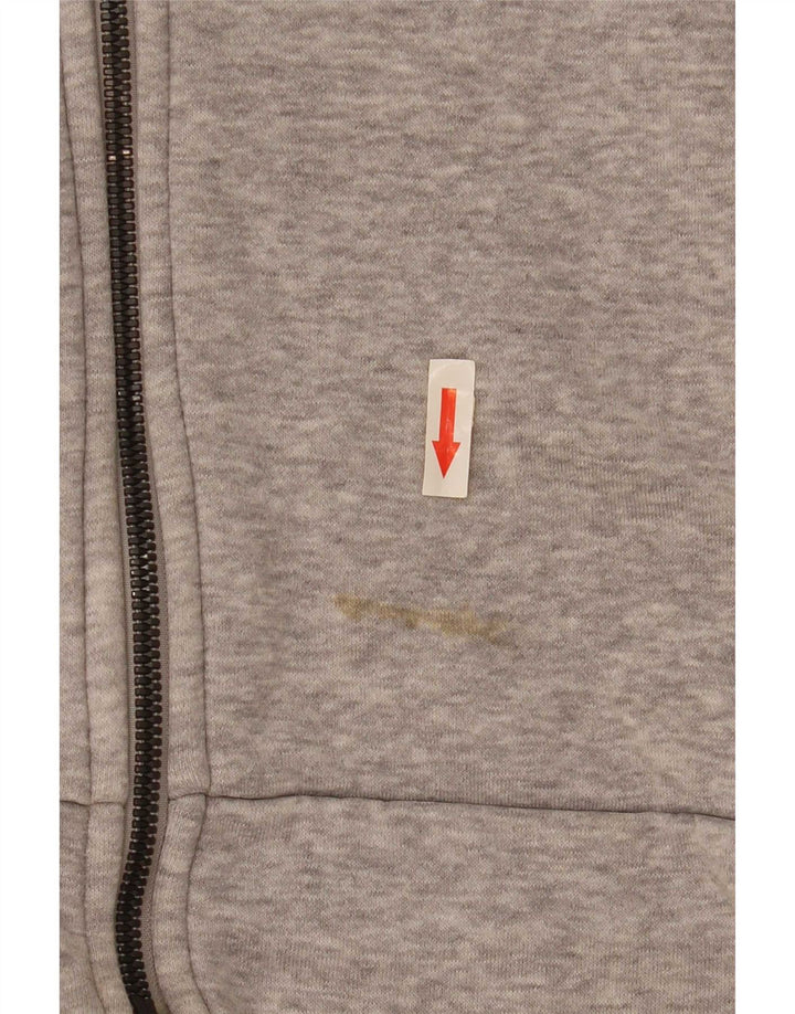 Adidas pentru bărbați 3D Arc Zip Hoodie pulover bumbac mediu gri