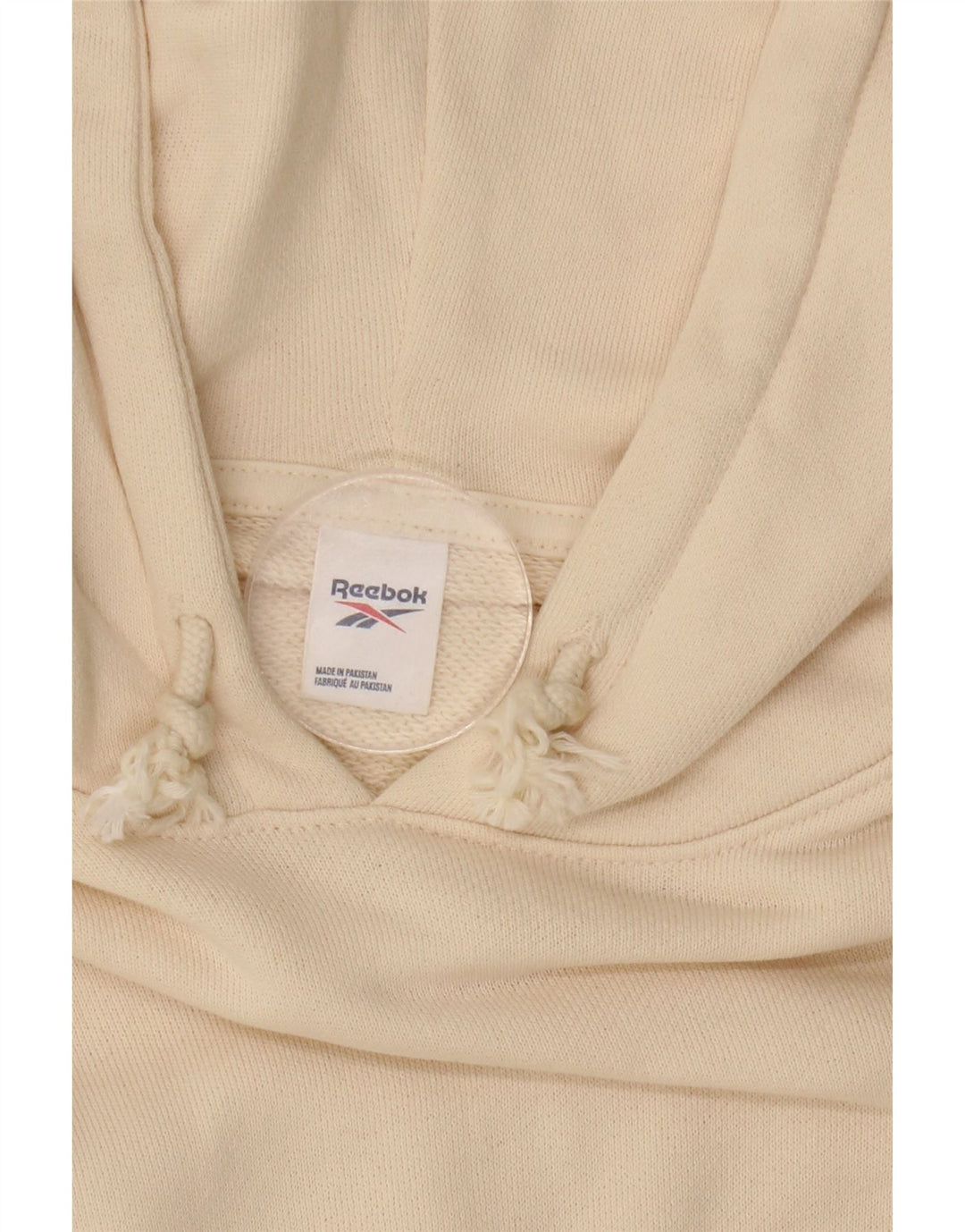 Pulover supradimensionat pentru femei REEBOK UK 16, mare bumbac alb