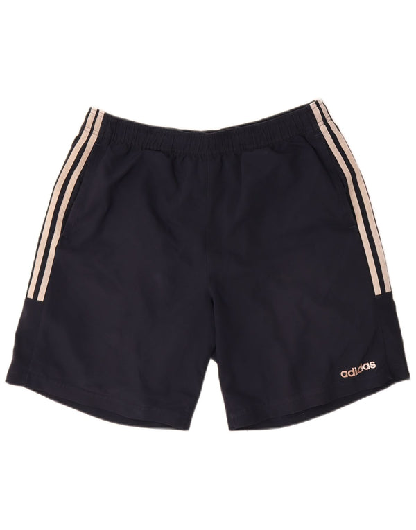 Pantaloni scurți sport pentru bărbați Adidas, mari, albastru, poliester
