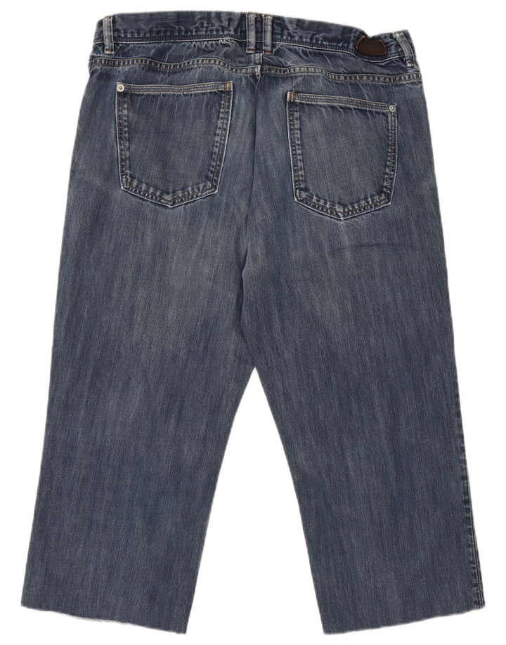 Massimo Dutti Jeans Capri pentru bărbați EU 42 Large W32 L20 Blue Bumbac