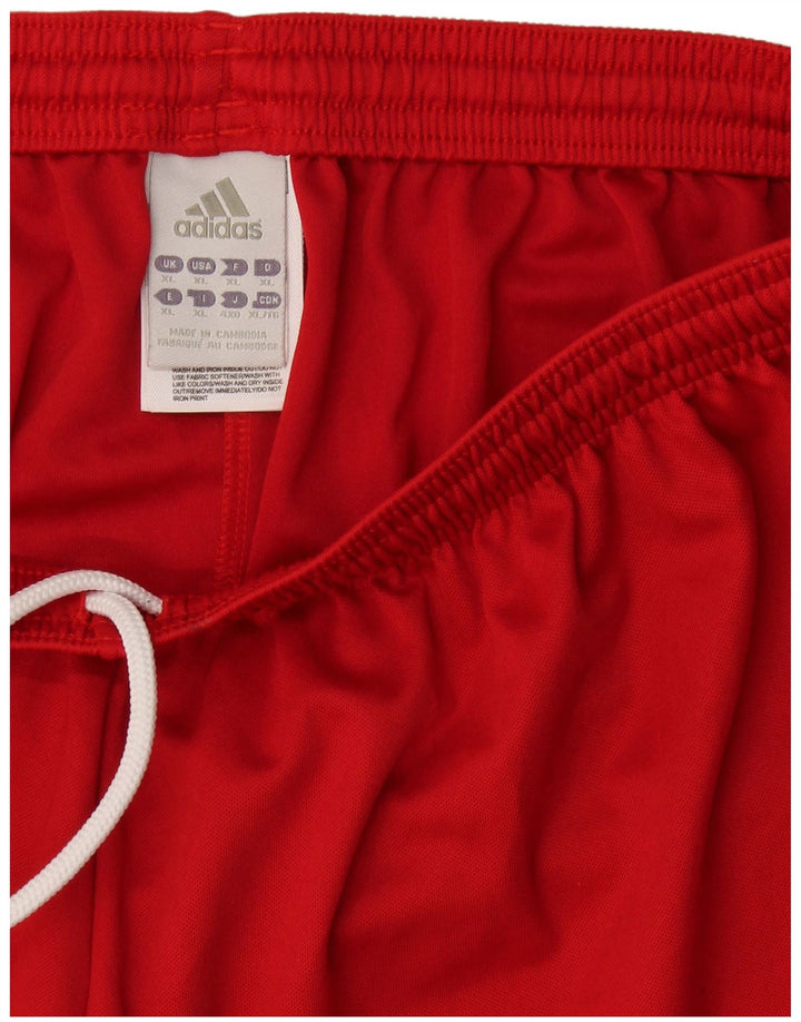Pantaloni scurți sport pentru bărbați Adidas XL poliester roșu