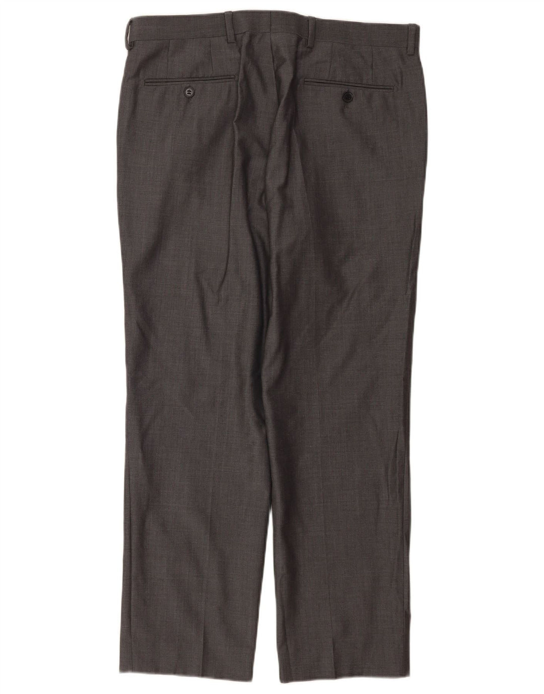 Marks & Spencer Pantaloni de costum pentru bărbați L34 L29 Lână gri