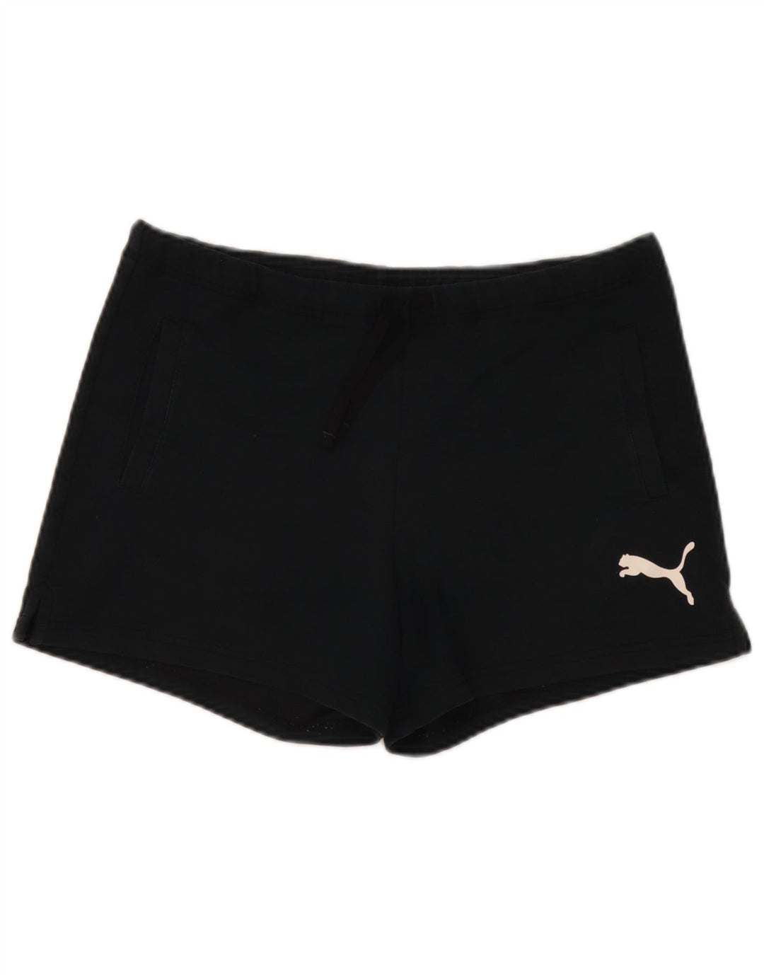 Pantaloni scurti sport grafic Puma pentru femei UK 8 Small Black