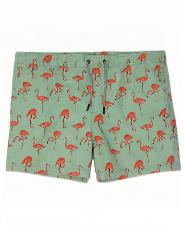 Pantaloni scurți de înot grafic Jack & Jones pentru bărbați XS poliester verde