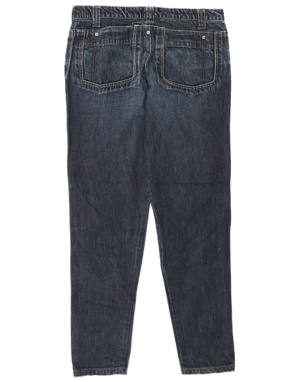 Blugi subțiri pentru femei Dolce & Gabbana IT 48 XL W34 L32 bleumarin bumbac