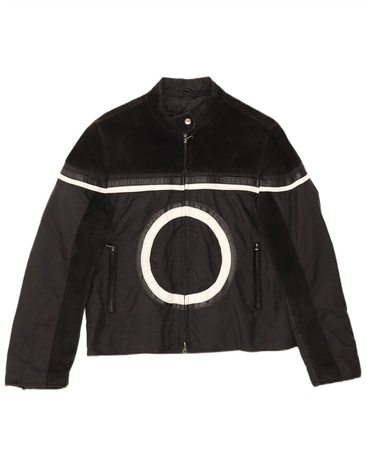 Jachetă pentru femei Les Boulevards Graphic Racer IT 48 XL Negru Colorblock