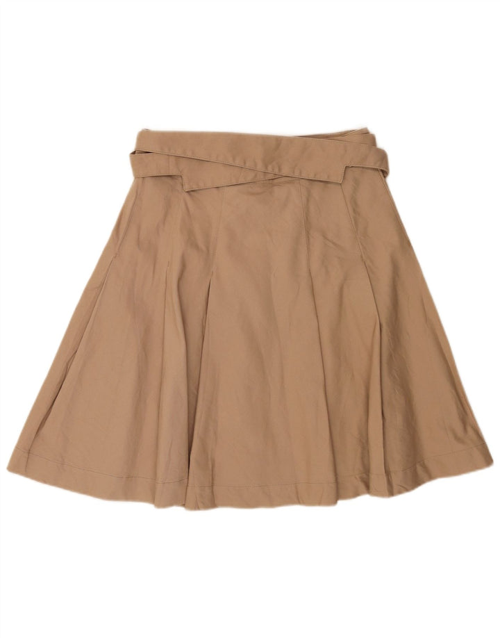 Fustă A-Line Femei GF Ferre IT 44 Medium W30 Bej Bumbac