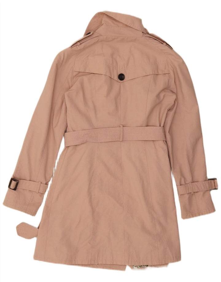Trench pentru femei Marks & Spencer UK 10 mic bumbac roz