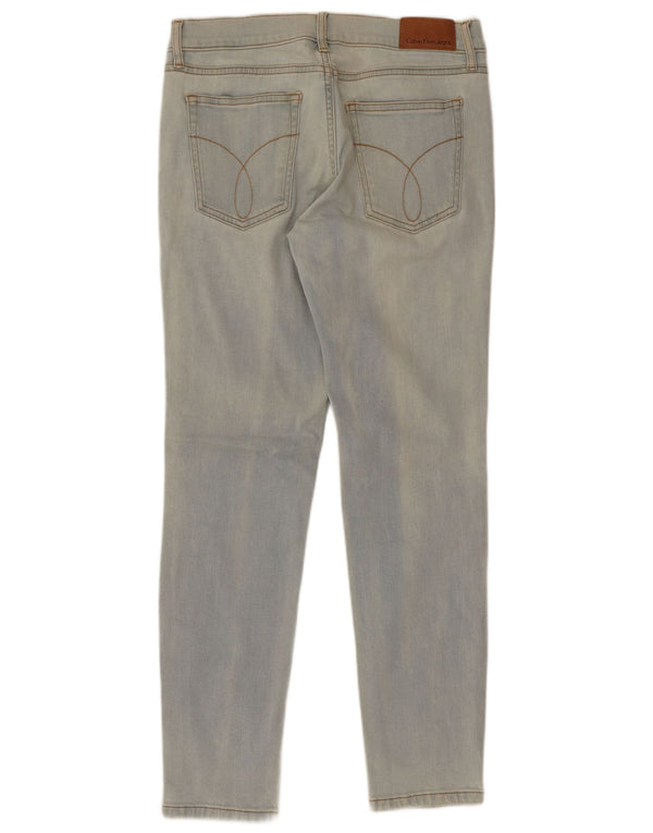 Blugi slim pentru femei Calvin Klein W27 L26 Albastru