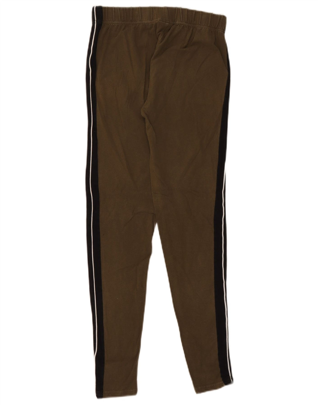 Leggings pentru femei Ellesse UK 12 Medium Khaki Colorblock Bumbac