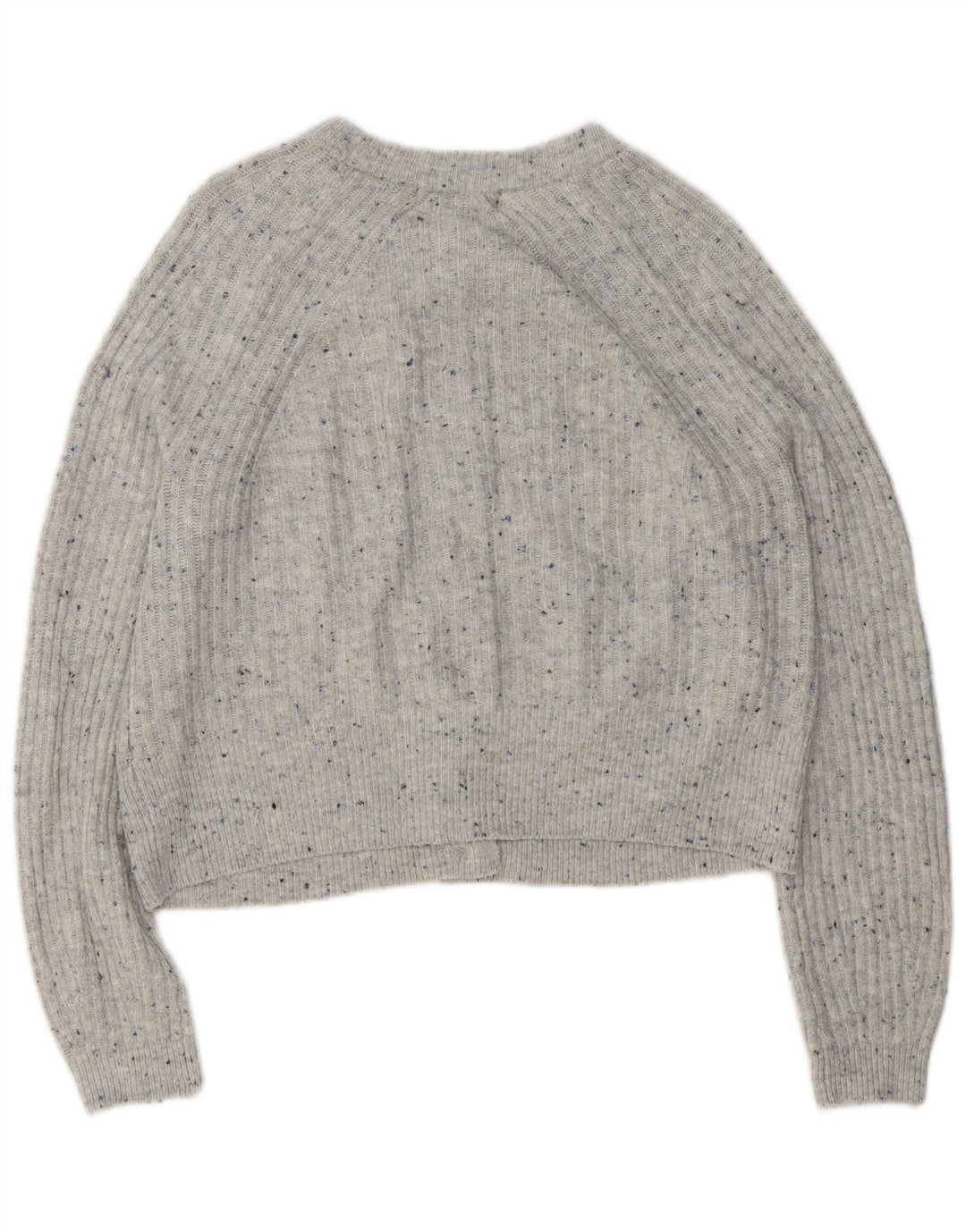 Pulover cardigan pentru femei Marks & Spencer UK 14, gri mediu cu pete acrilic