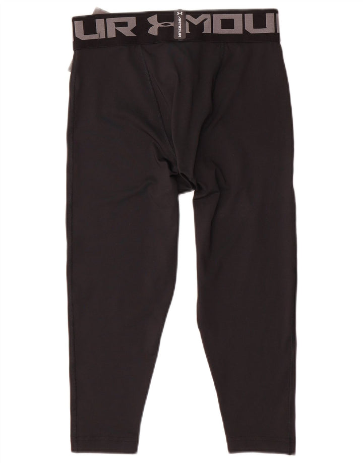 Legging Capri grafic Under Armour pentru bărbați, poliester mediu negru