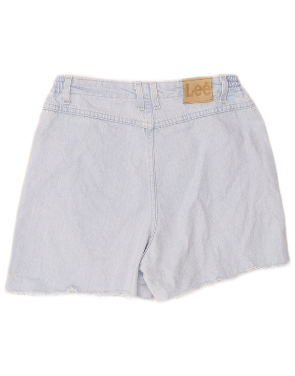 Pantaloni scurți din denim cu talie înaltă pentru femei Lee W30, albastru mediu