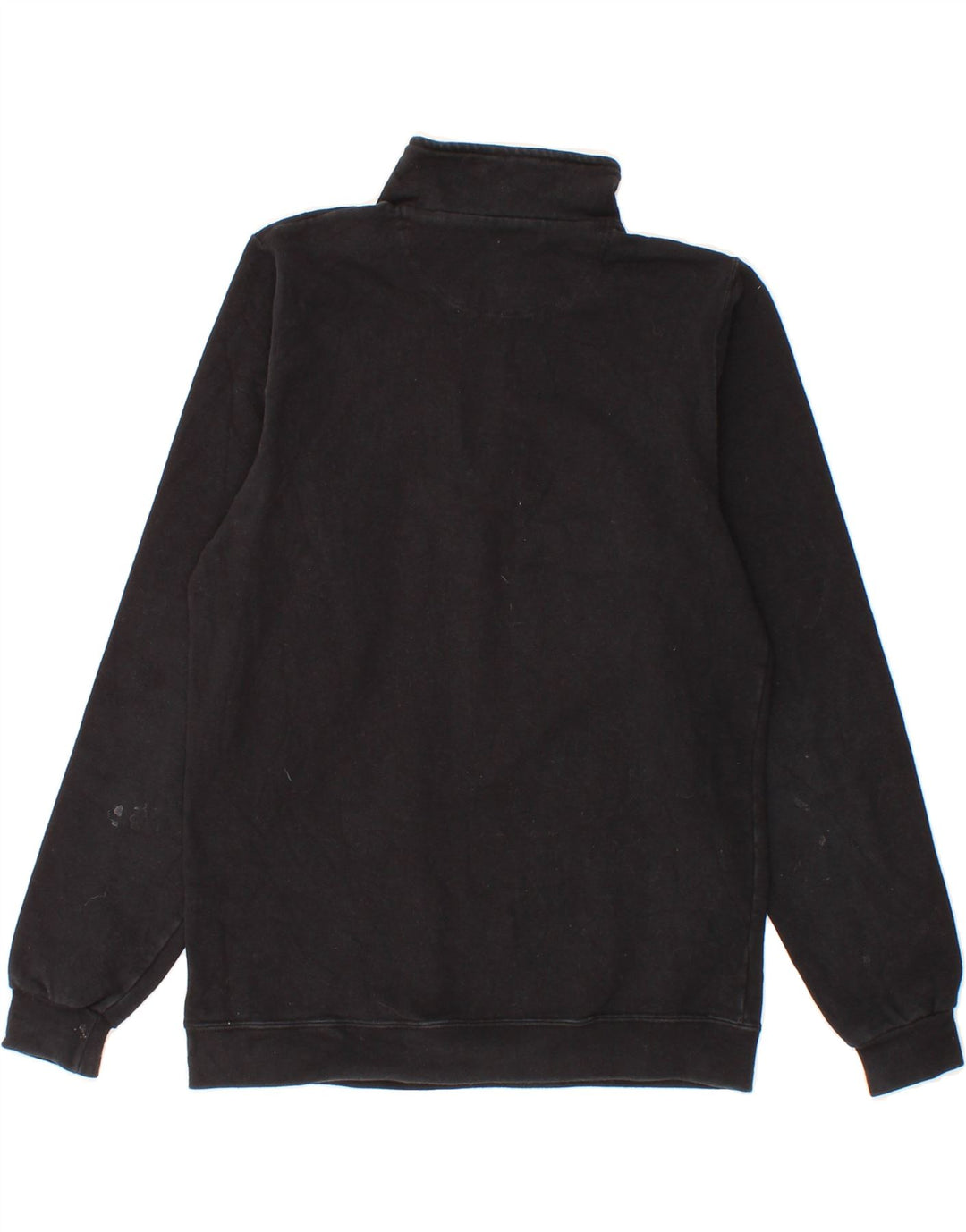CHAMPION Boys Graphic Zip Neck Sweatshirt Jumper 7-8 Years Small Black Vintage Champion and Second-Hand Champion from Messina Hembry 