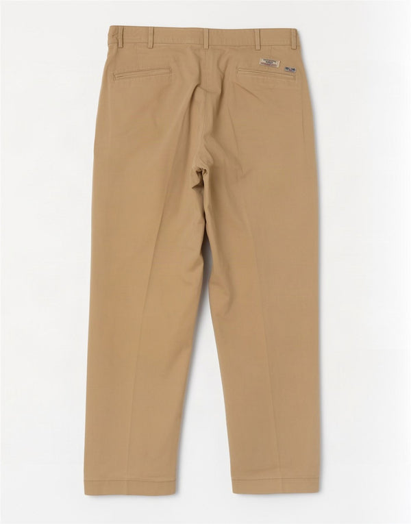 Pantaloni chino drepți Polo Ralph Lauren pentru bărbați W38 L30 bej