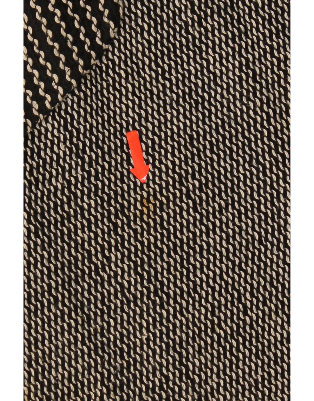 Rochie de damă vintage cu braț din bumbac chevron mediu negru UK 12