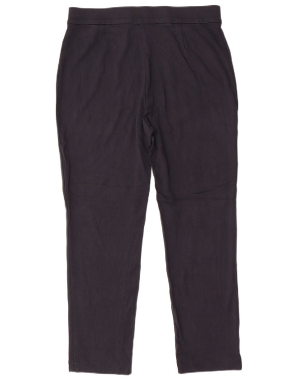 Marks & Spencer Pantaloni slim casual pentru femei UK 14 mari, bleumarin, viscoză