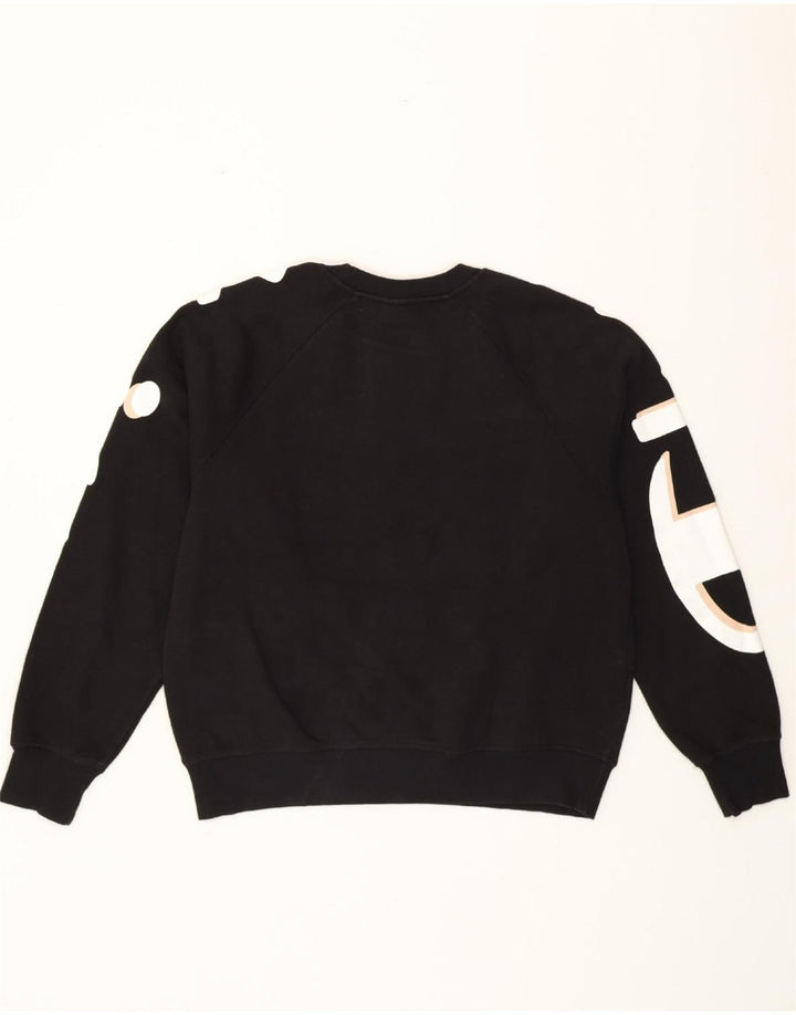 CHAMPION Womens Graphic Sweatshirt Jumper UK 18 XL Black