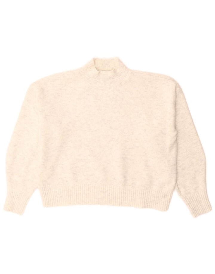 Pulover cu gât țestoasă pentru femei Marks & Spencer UK 14 Medium White