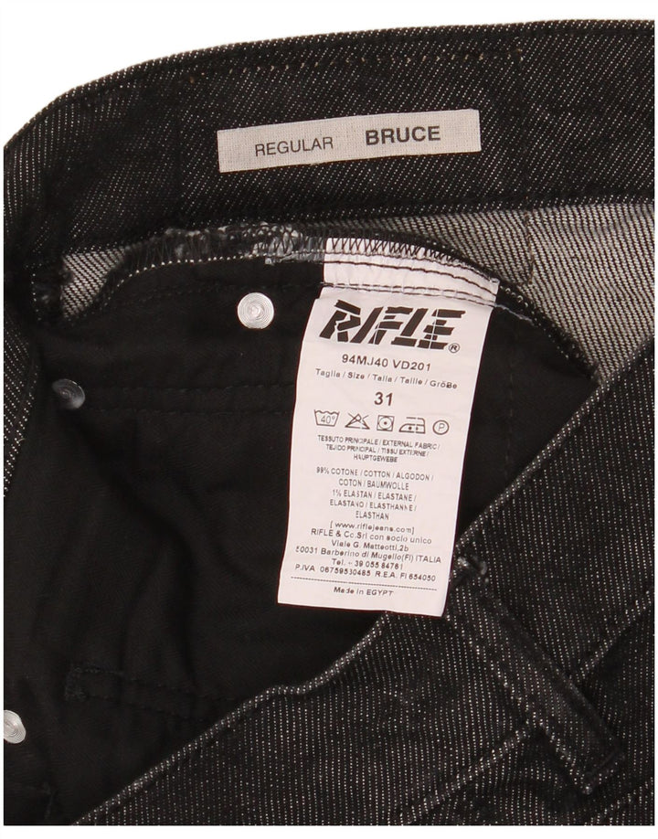 RIFLE Blugi Bruce Regular drepte pentru femei W31 L32 bumbac negru