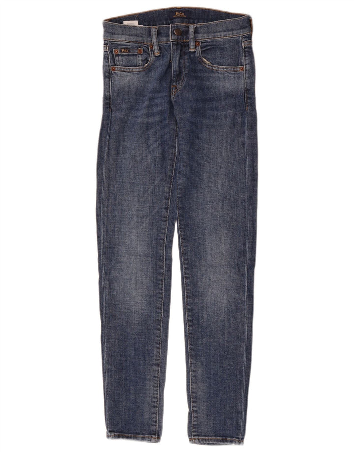 Blugi slim pentru femei Polo Ralph Lauren W24 L30 bumbac albastru