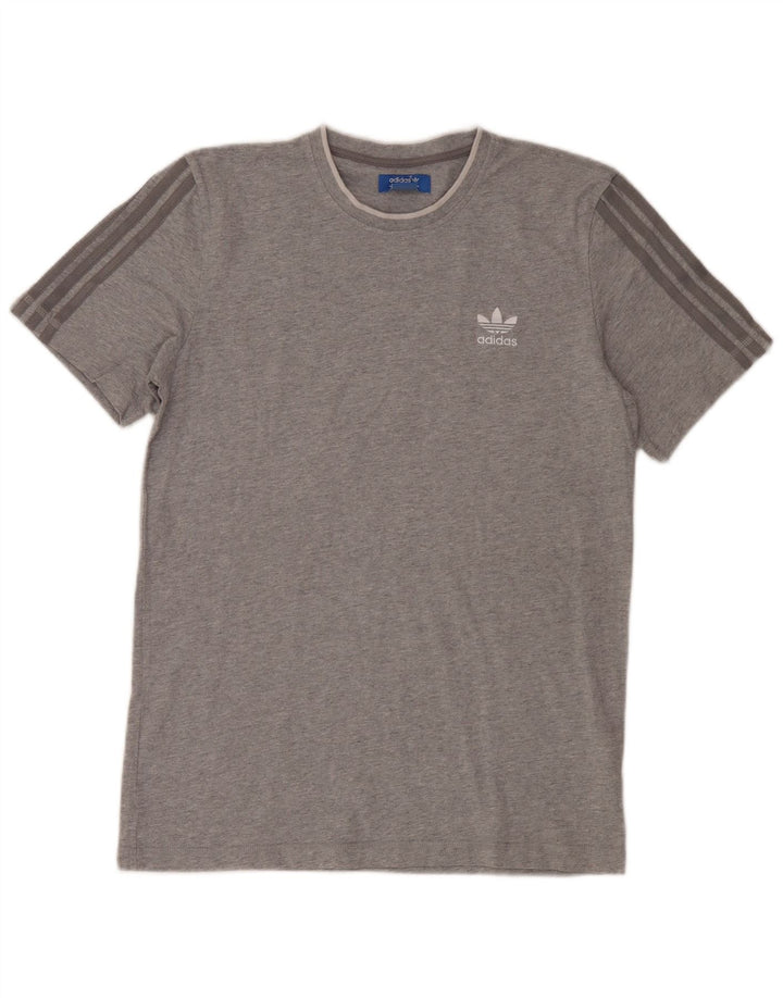 Tricou pentru bărbați Adidas Top Medium Gri Bumbac