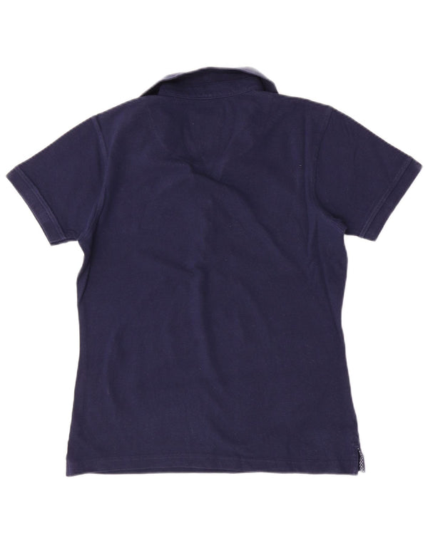 Crew Clothing Tricou polo pentru femei UK 12 Medium Bleumarin Bumbac