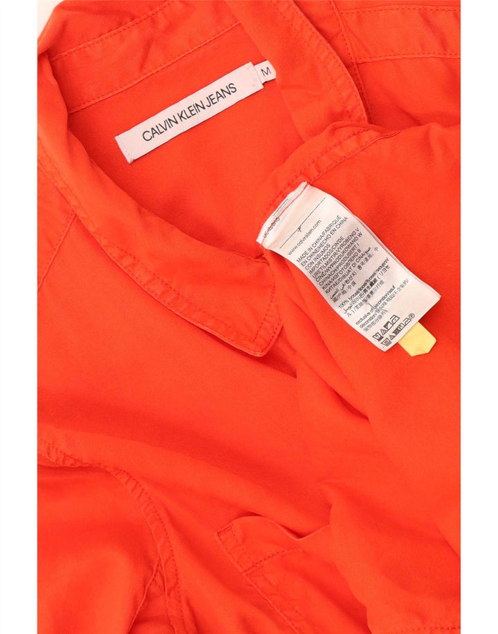 Cămașă pentru femei Calvin Klein Jeans UK 14 Medium Orange Lyocell
